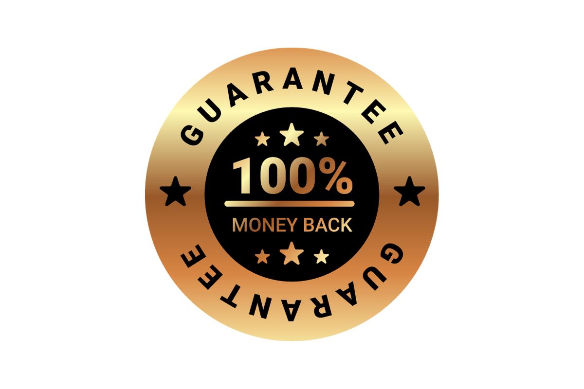 Garantie, 100% Money Back Button